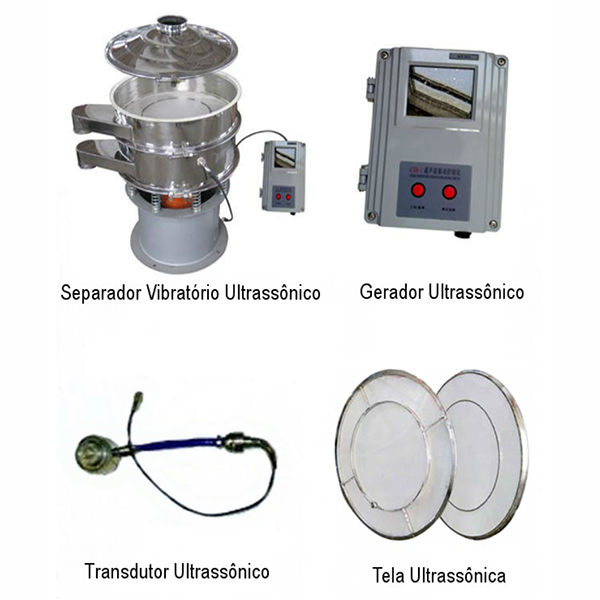 Peneira vibratória ultrassônica da MHS Industria e Comércio